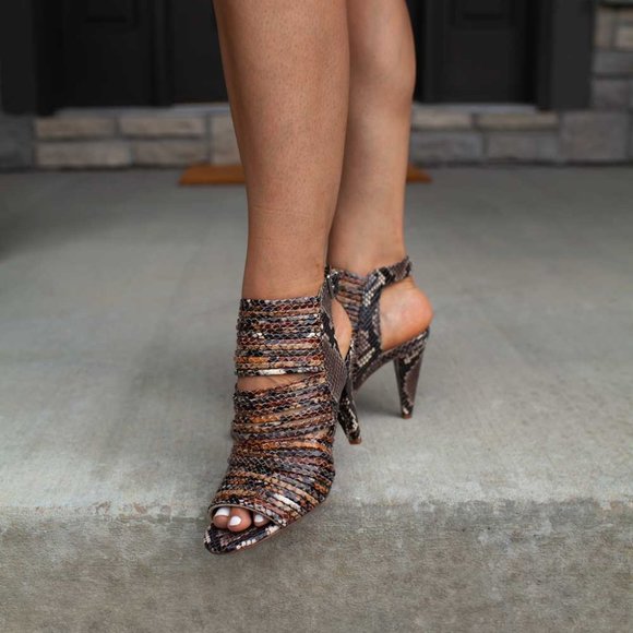 Vince Camuto Snakeskin Sandal - Picture 5 of 7